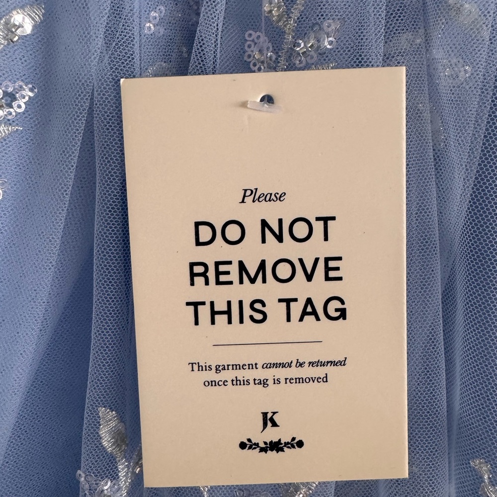 Elegant Blue Floral JessaKae Dress - Picture 6 of 10